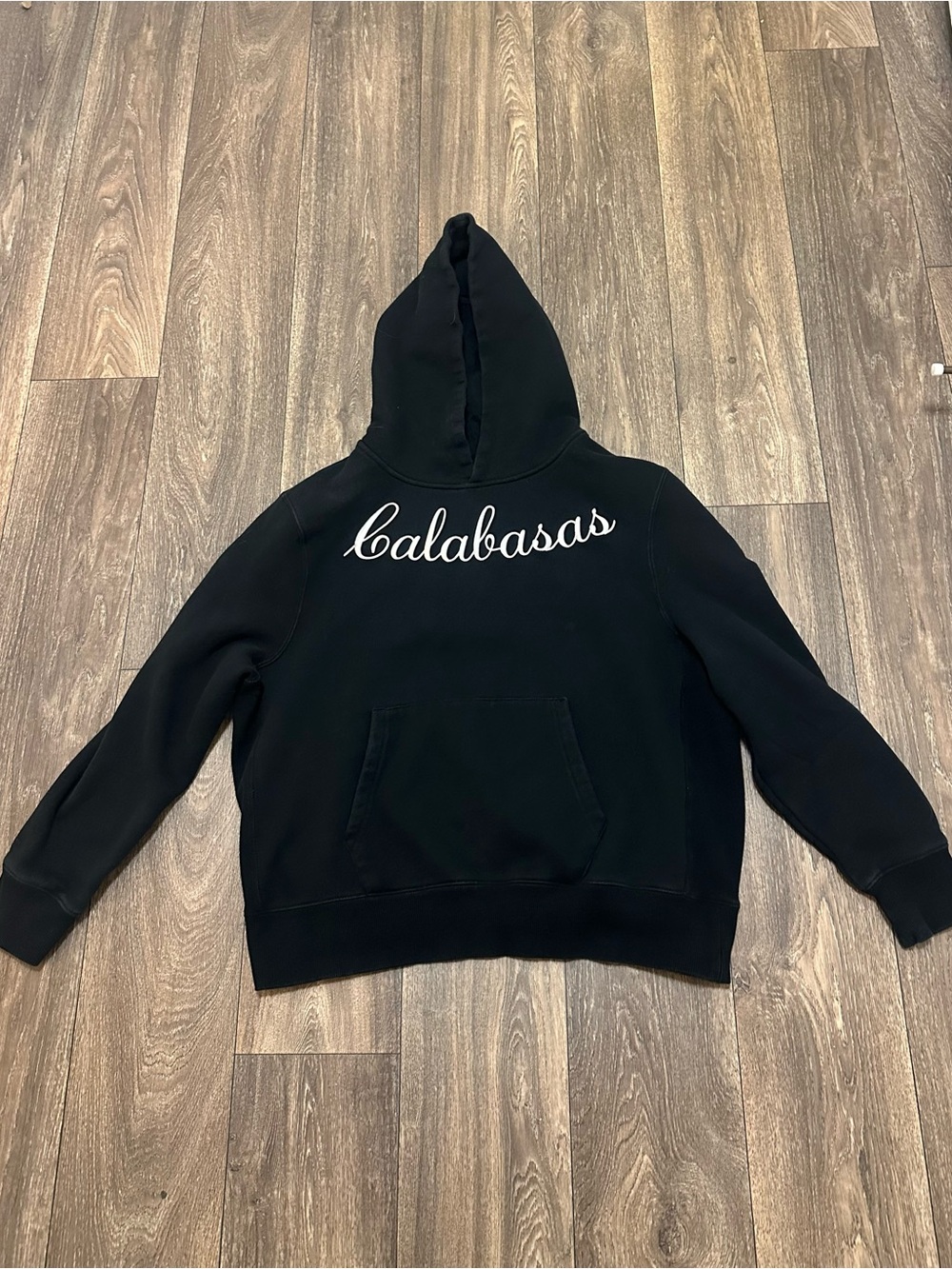 Kendall & Kylie Black 'Calabasas' Script Hoodie